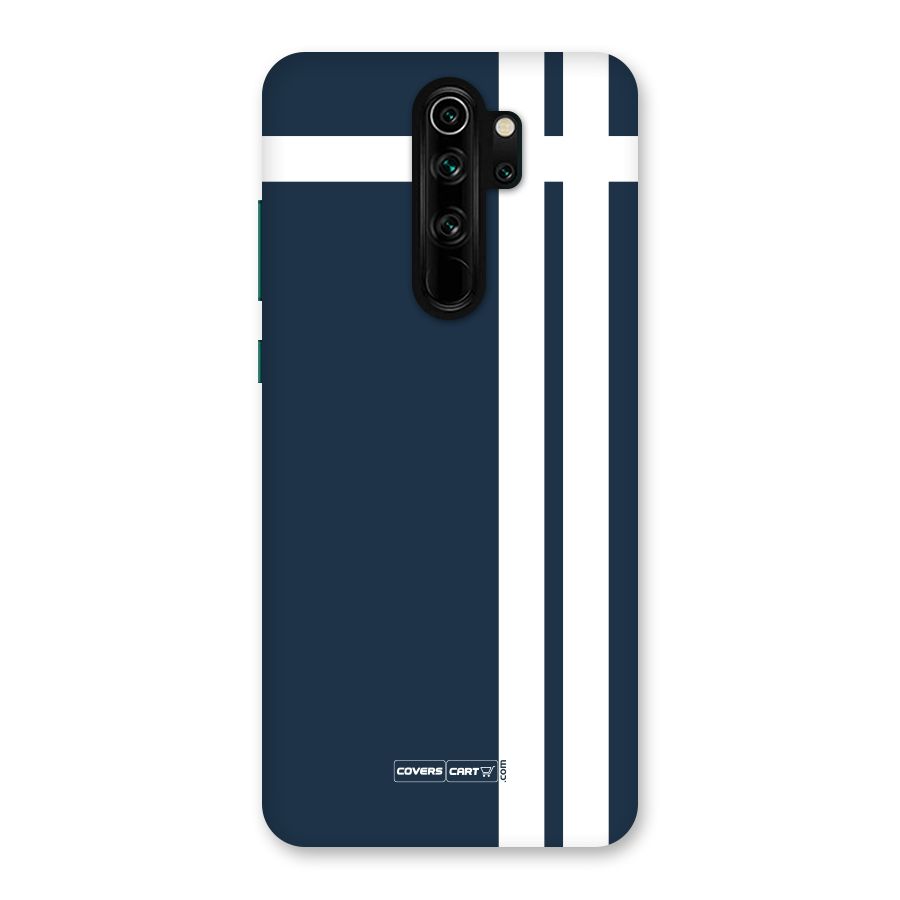 Blue and White Back Case for Redmi Note 8 Pro