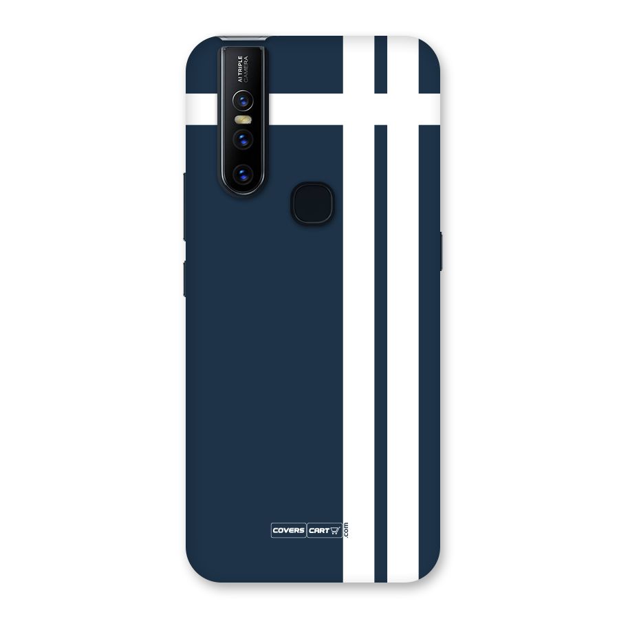 Blue and White Back Case for Vivo V15