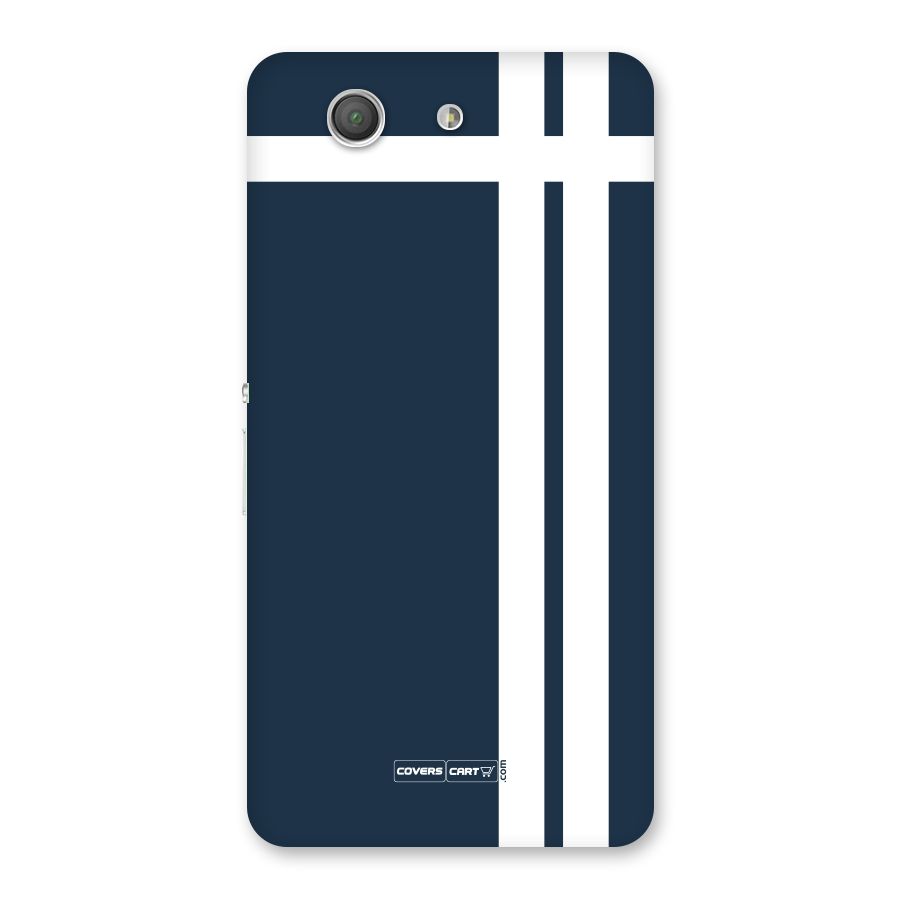 Blue and White Back Case for Xperia Z3 Compact
