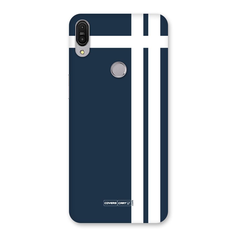 Blue and White Back Case for Zenfone Max Pro M1