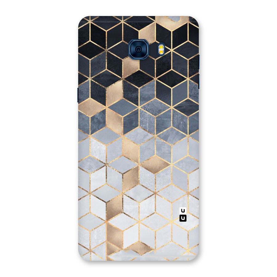 Blues And Golds Back Case for Galaxy C7 Pro
