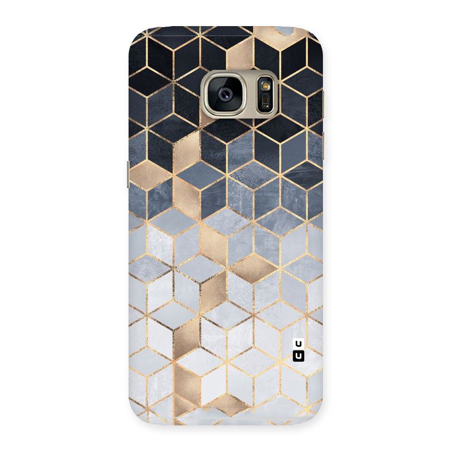 Blues And Golds Back Case for Galaxy S7
