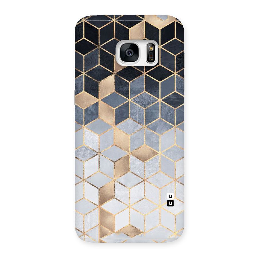 Blues And Golds Back Case for Galaxy S7 Edge