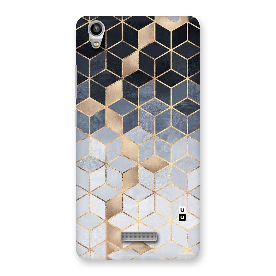 Blues And Golds Back Case for Lava-Pixel-V1