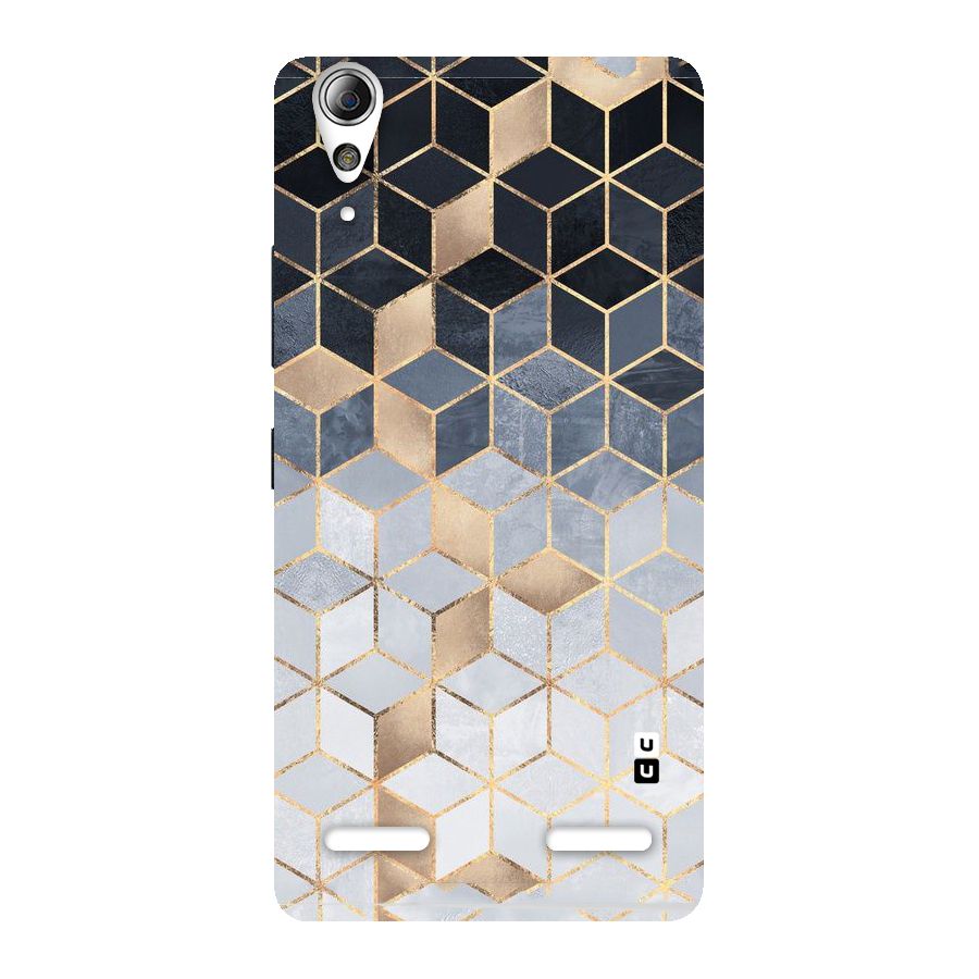 Blues And Golds Back Case for Lenovo A6000 Plus