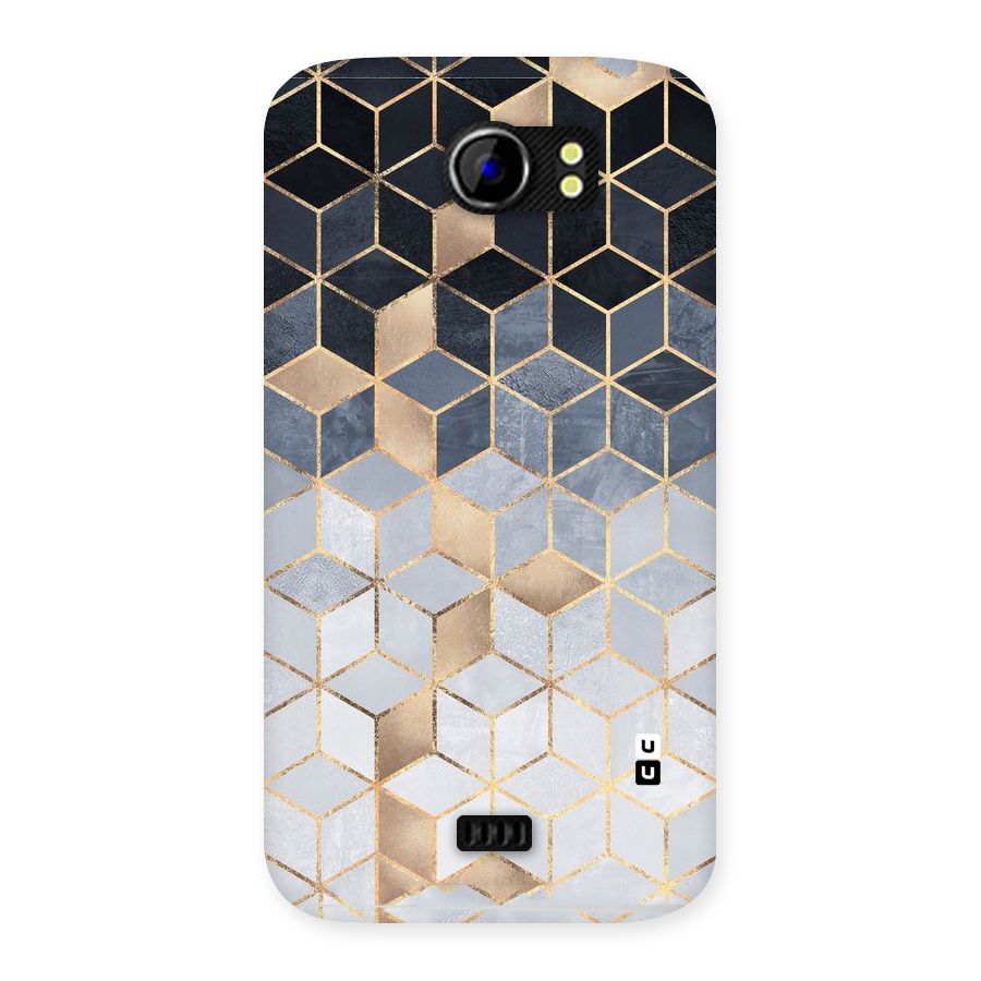 Blues And Golds Back Case for Micromax Canvas 2 A110