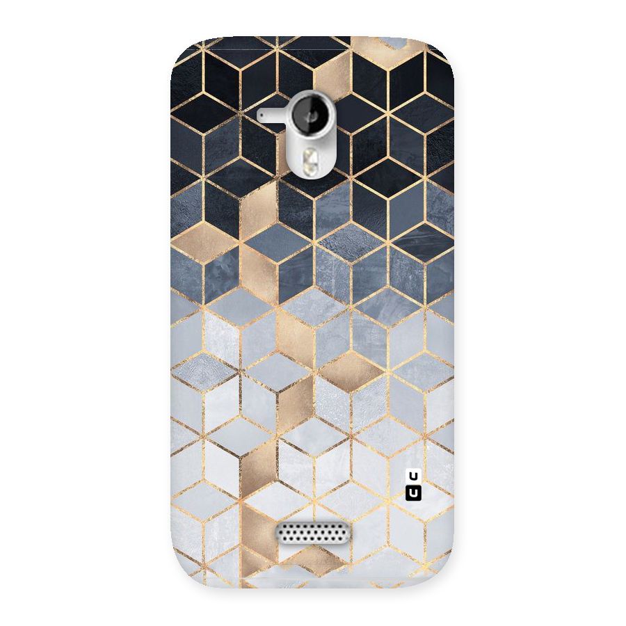 Blues And Golds Back Case for Micromax Canvas HD A116