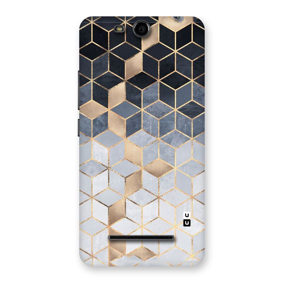 Blues And Golds Back Case for Micromax Canvas Juice 3 Q392