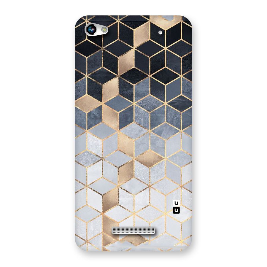 Blues And Golds Back Case for Micromax Hue 2
