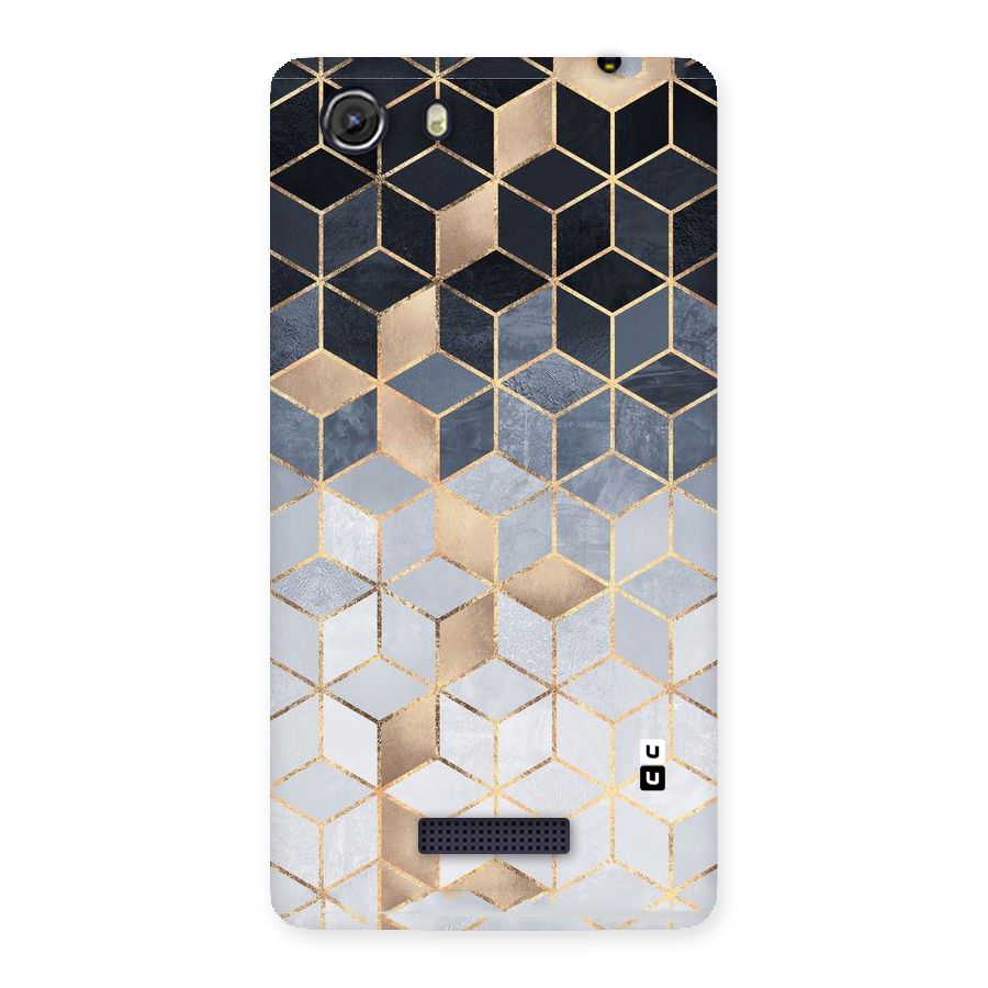 Blues And Golds Back Case for Micromax Unite 3