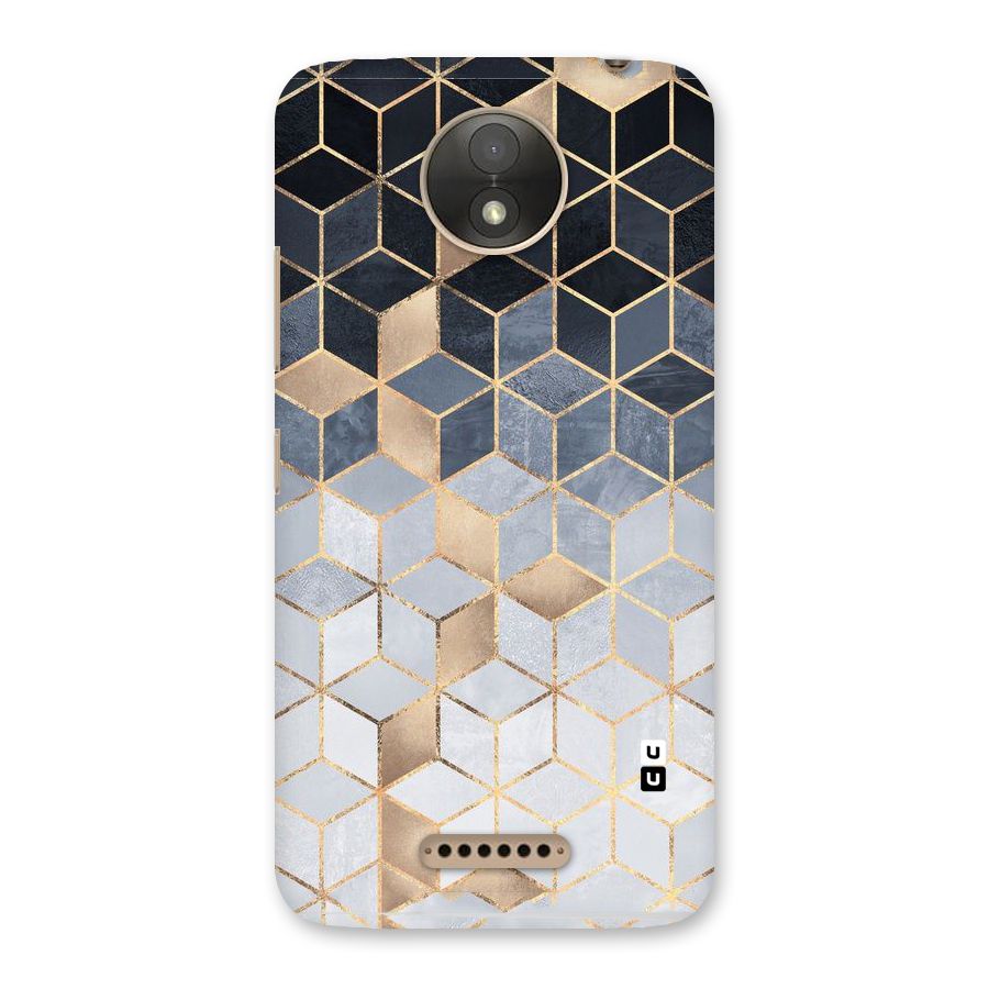 Blues And Golds Back Case for Moto C Plus