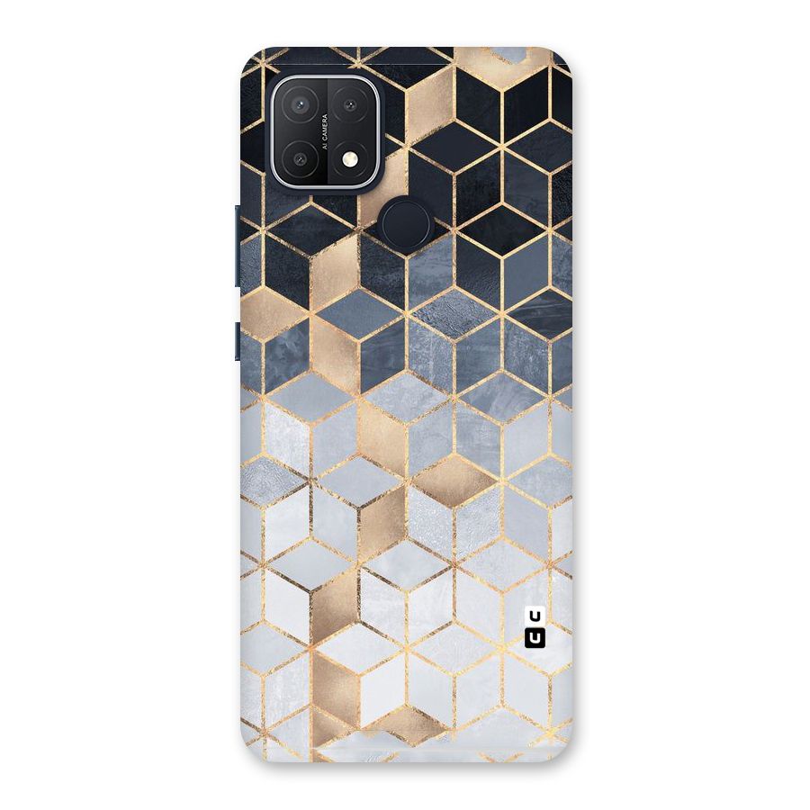 Blues And Golds Back Case for Oppo A15