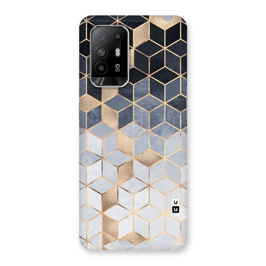 Blues And Golds Back Case for Oppo F19 Pro Plus 5G
