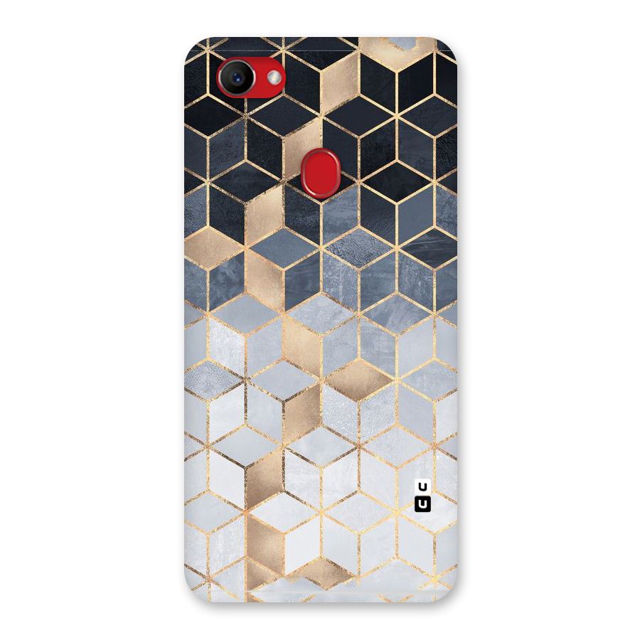 Blues And Golds Back Case for Oppo F7