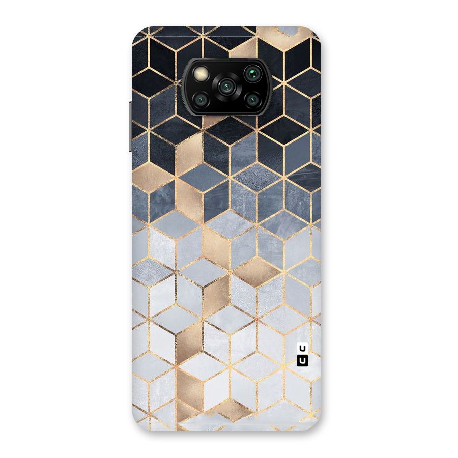 Blues And Golds Back Case for Poco X3