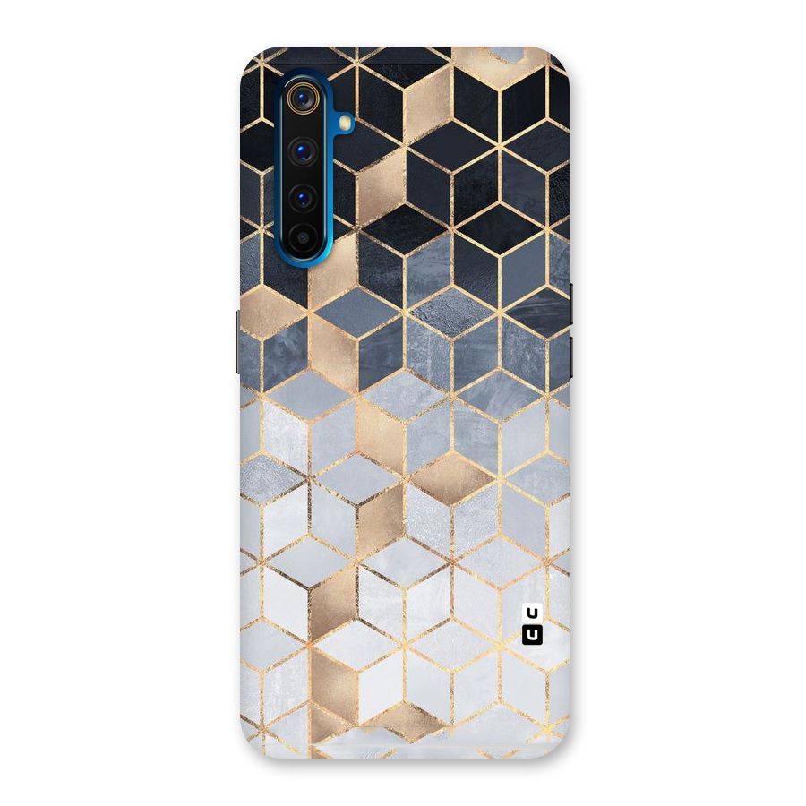 Blues And Golds Back Case for Realme 6 Pro