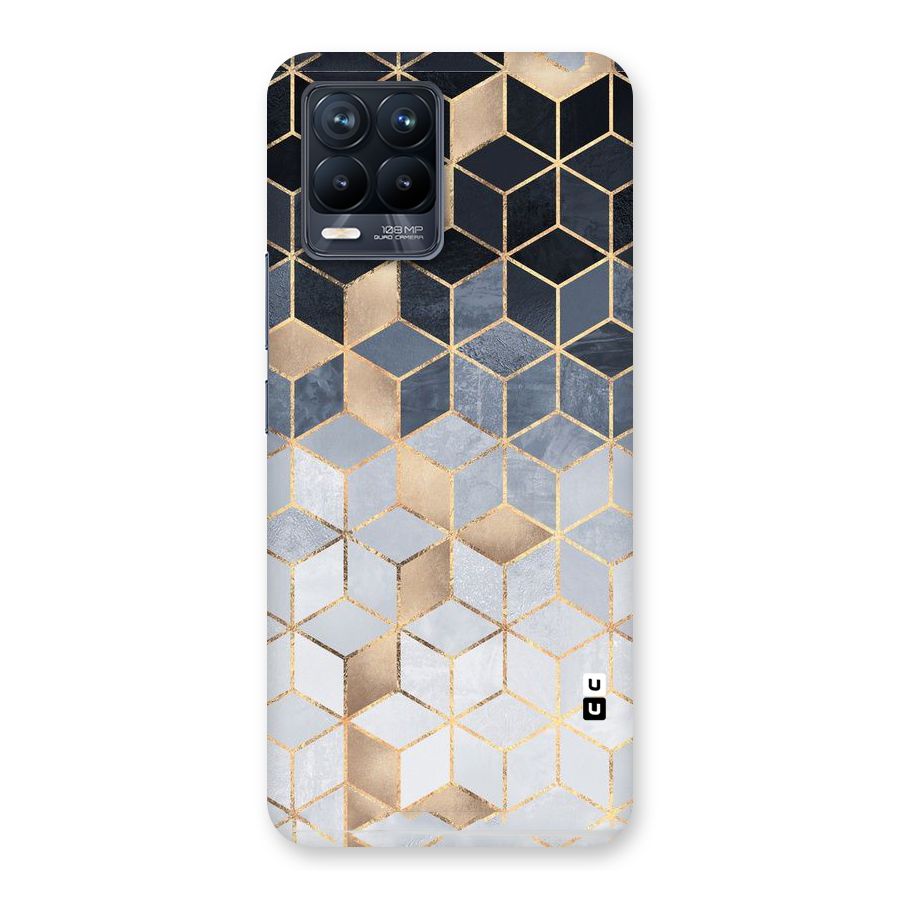 Blues And Golds Back Case for Realme 8 Pro