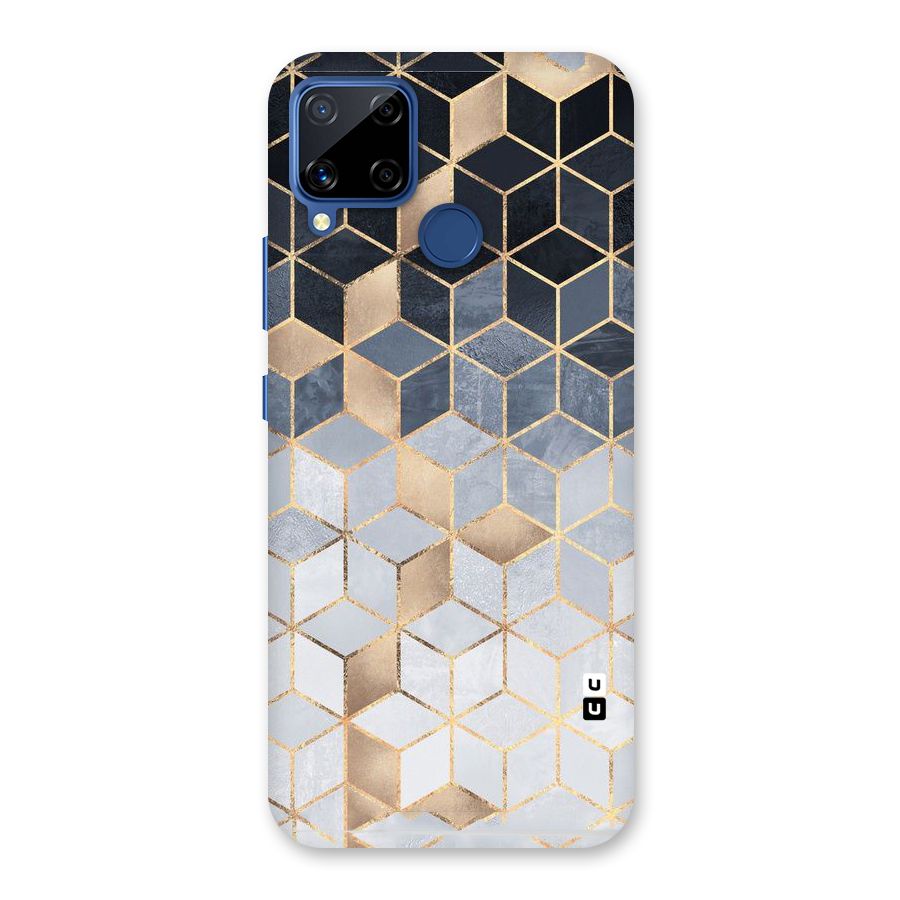 Blues And Golds Back Case for Realme C15