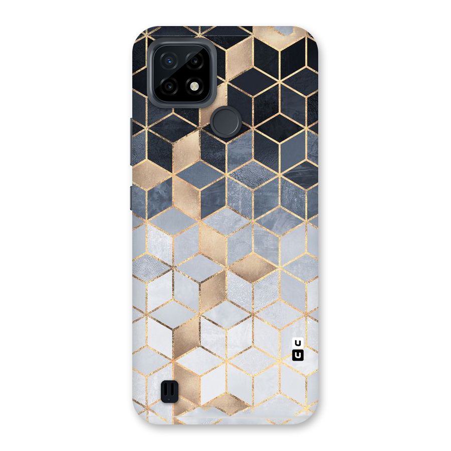 Blues And Golds Back Case for Realme C21