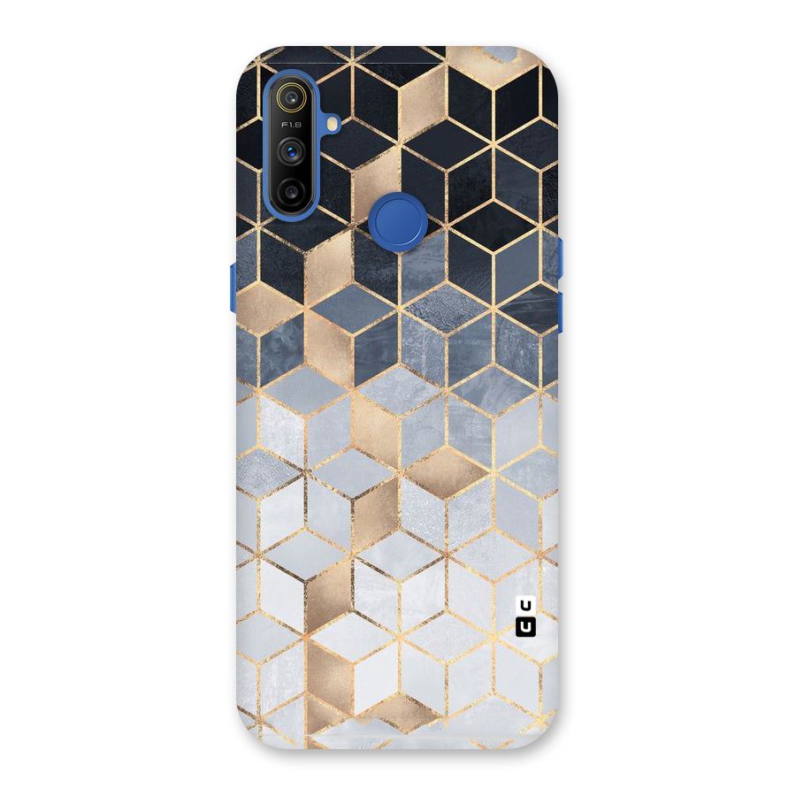 Blues And Golds Back Case for Realme Narzo 10A