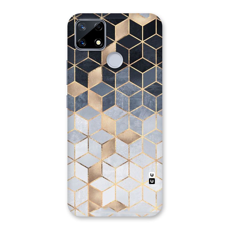 Blues And Golds Back Case for Realme Narzo 20
