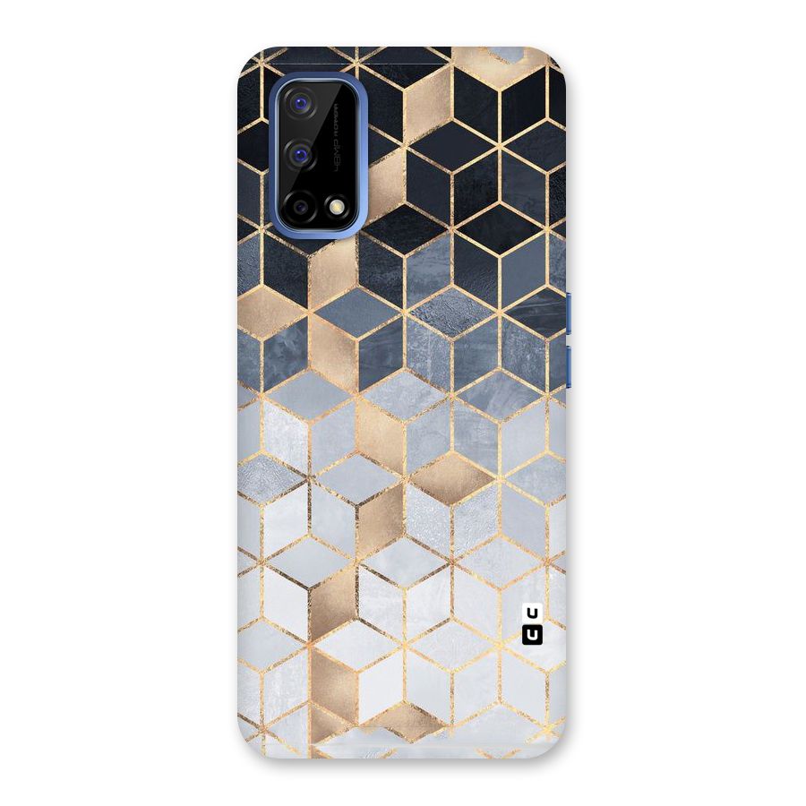 Blues And Golds Back Case for Realme Narzo 30 Pro