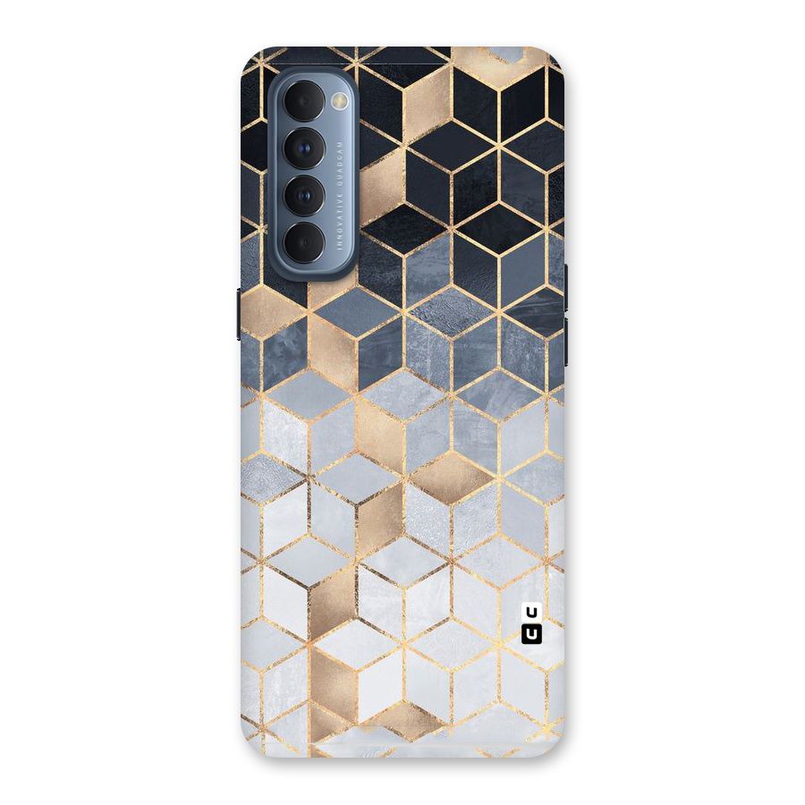 Blues And Golds Back Case for Reno4 Pro