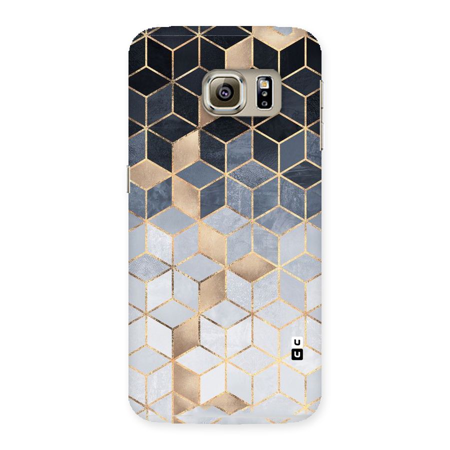 Blues And Golds Back Case for Samsung Galaxy S6 Edge
