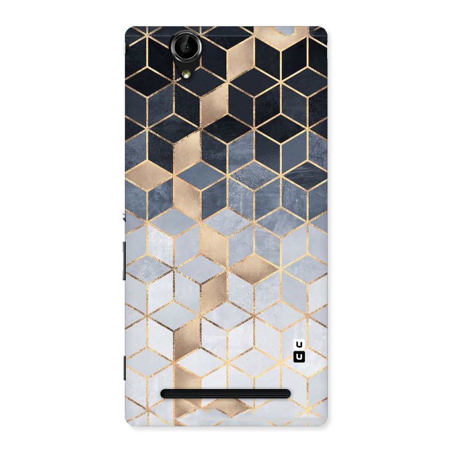 Blues And Golds Back Case for Sony Xperia T2