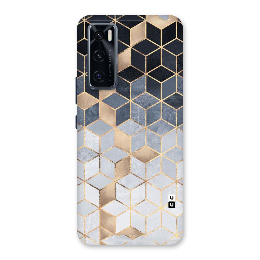 Blues And Golds Back Case for Vivo V20 SE