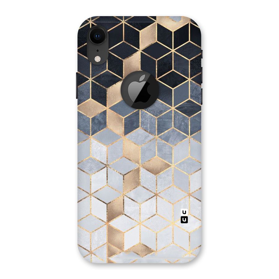 Blues And Golds Back Case for iPhone XR Logo Cut