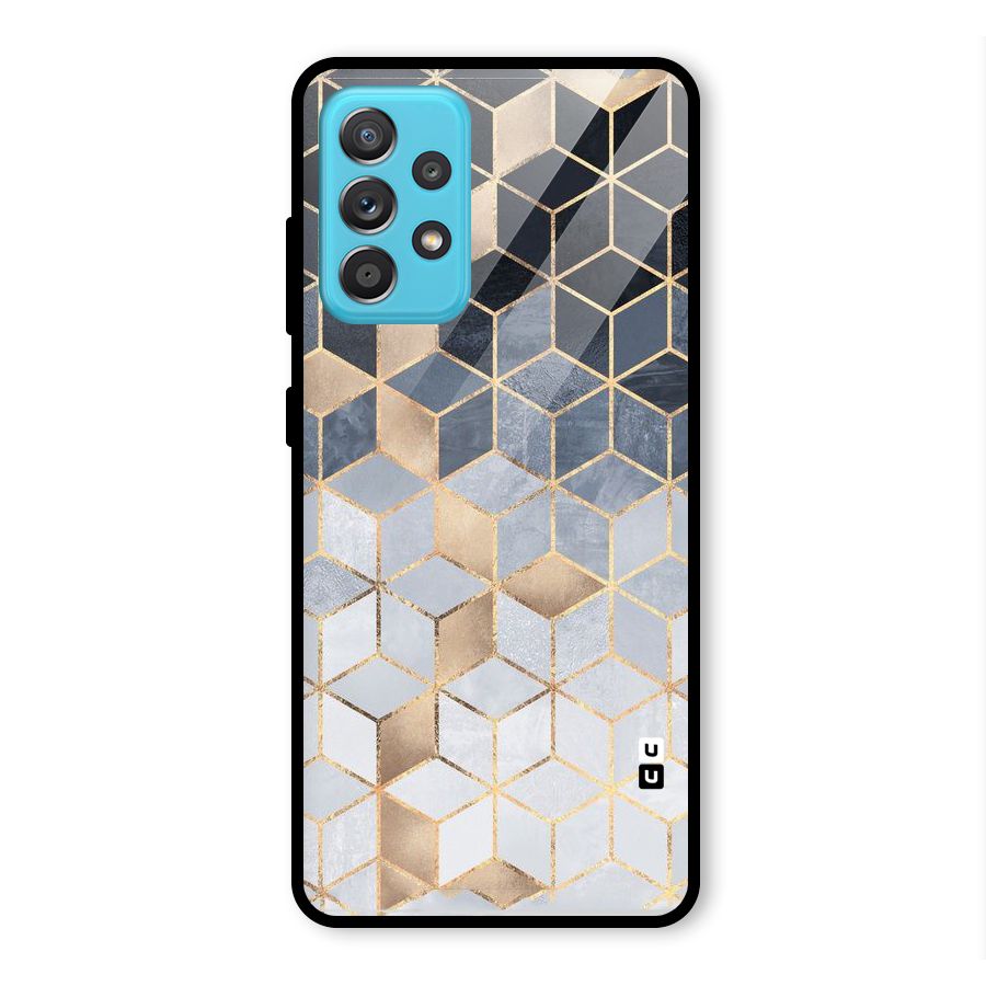 Blues And Golds Glass Back Case for Galaxy A52s 5G