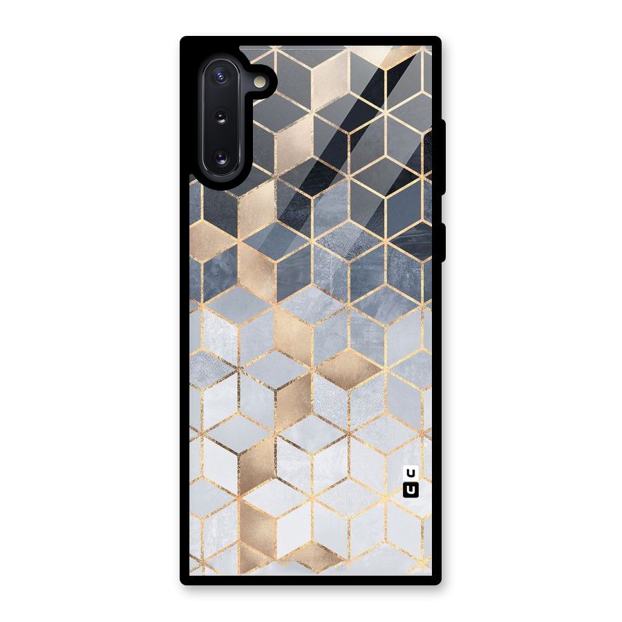 Blues And Golds Glass Back Case for Galaxy Note 10