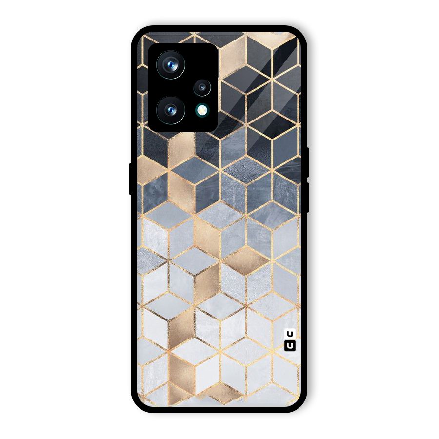 Blues And Golds Glass Back Case for Realme 9 Pro Plus 5G