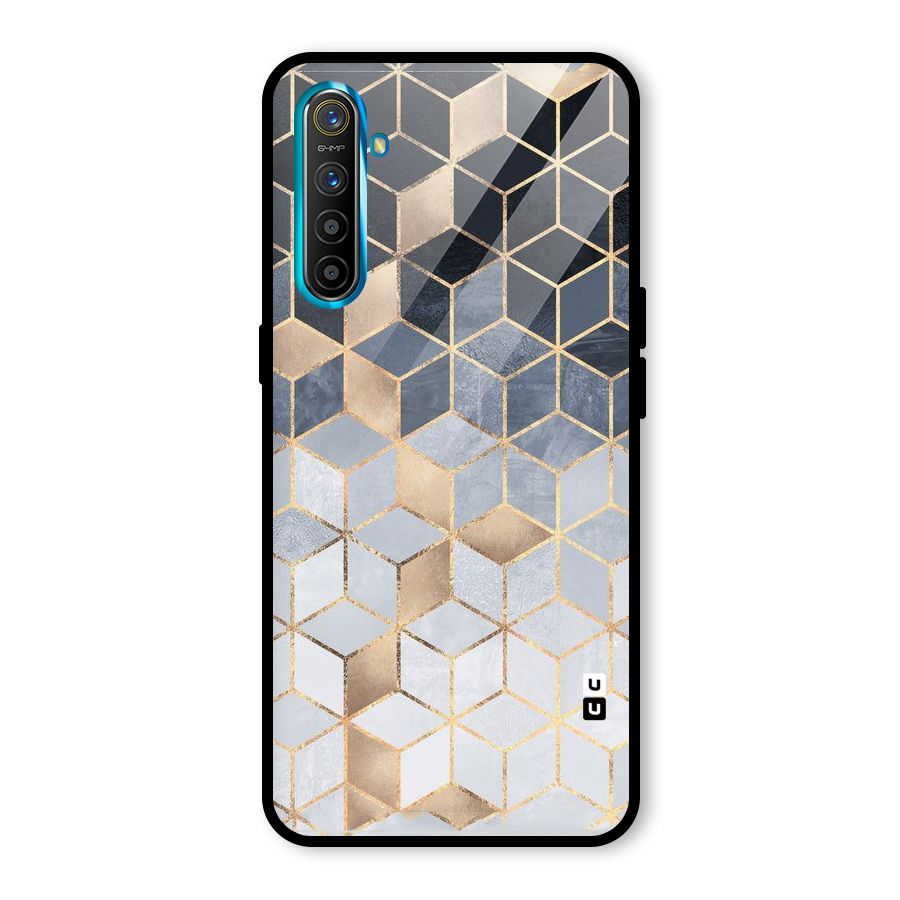 Blues And Golds Glass Back Case for Realme X2