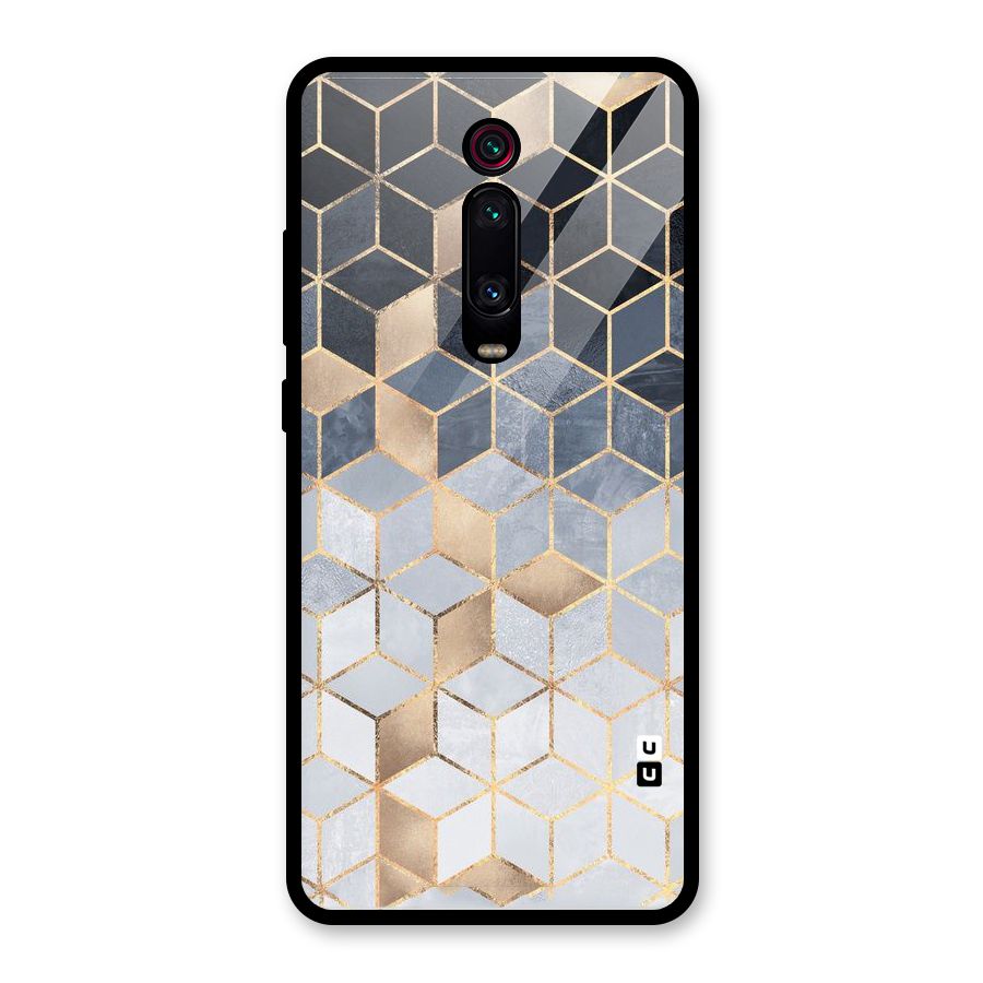 Blues And Golds Glass Back Case for Redmi K20