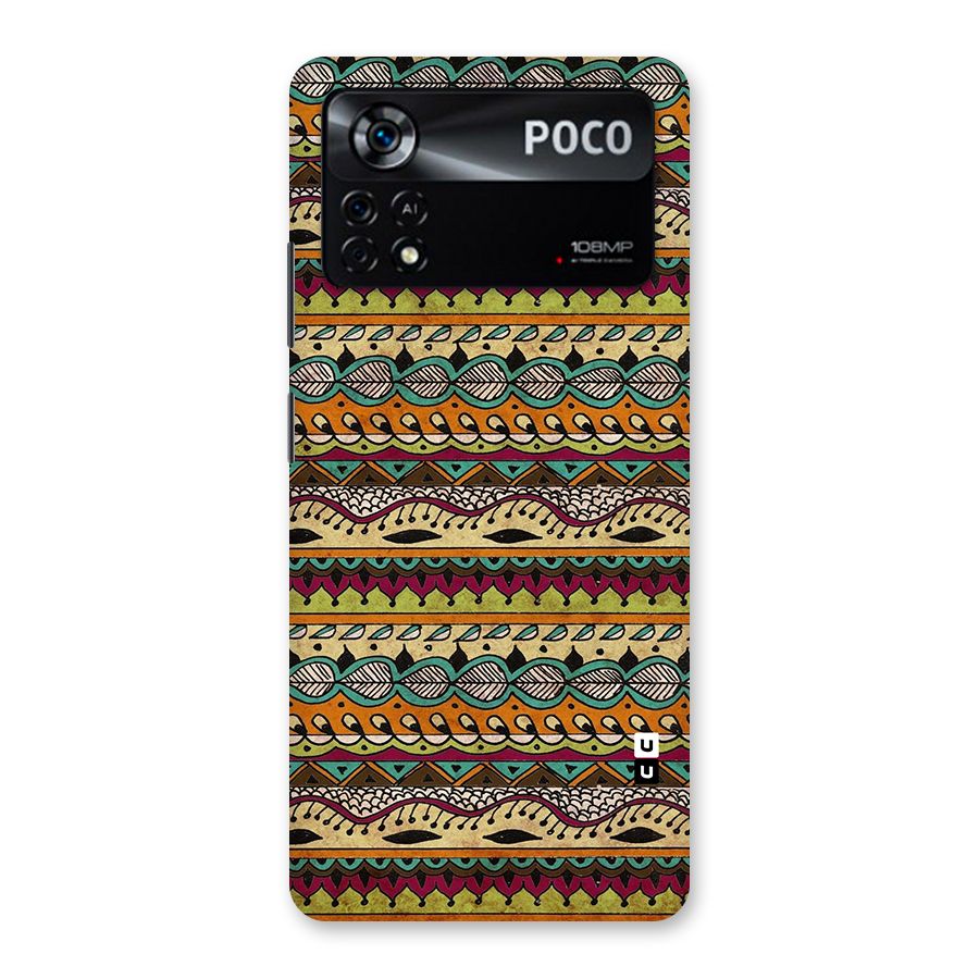 Bohemian Style Aztec Art Back Case for Poco X4 Pro 5G
