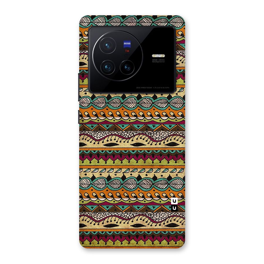Bohemian Style Aztec Art Back Case for Vivo X80