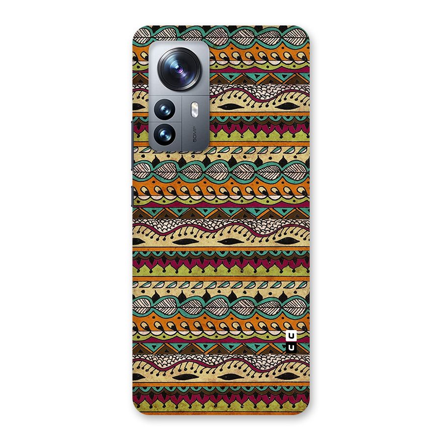 Bohemian Style Aztec Art Back Case for Xiaomi 12 Pro