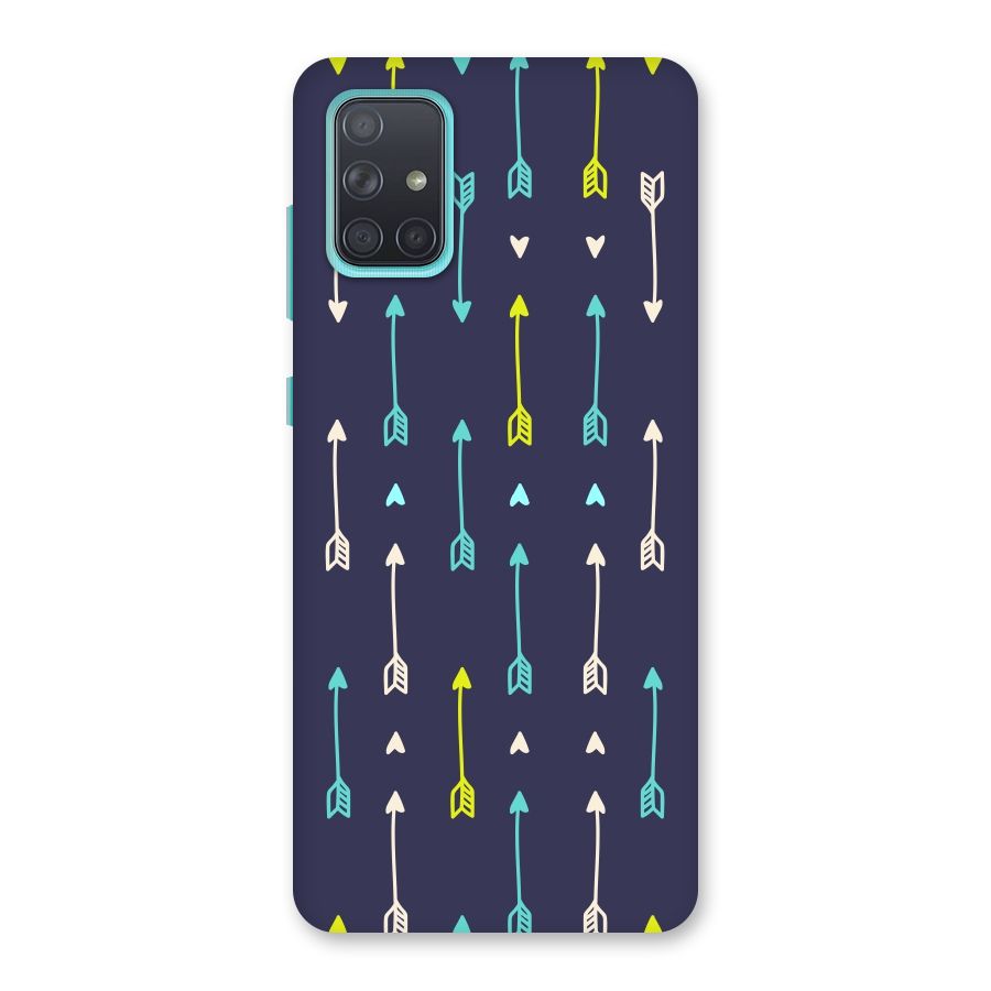 Boho Arrow Pattern Back Case for Galaxy A71