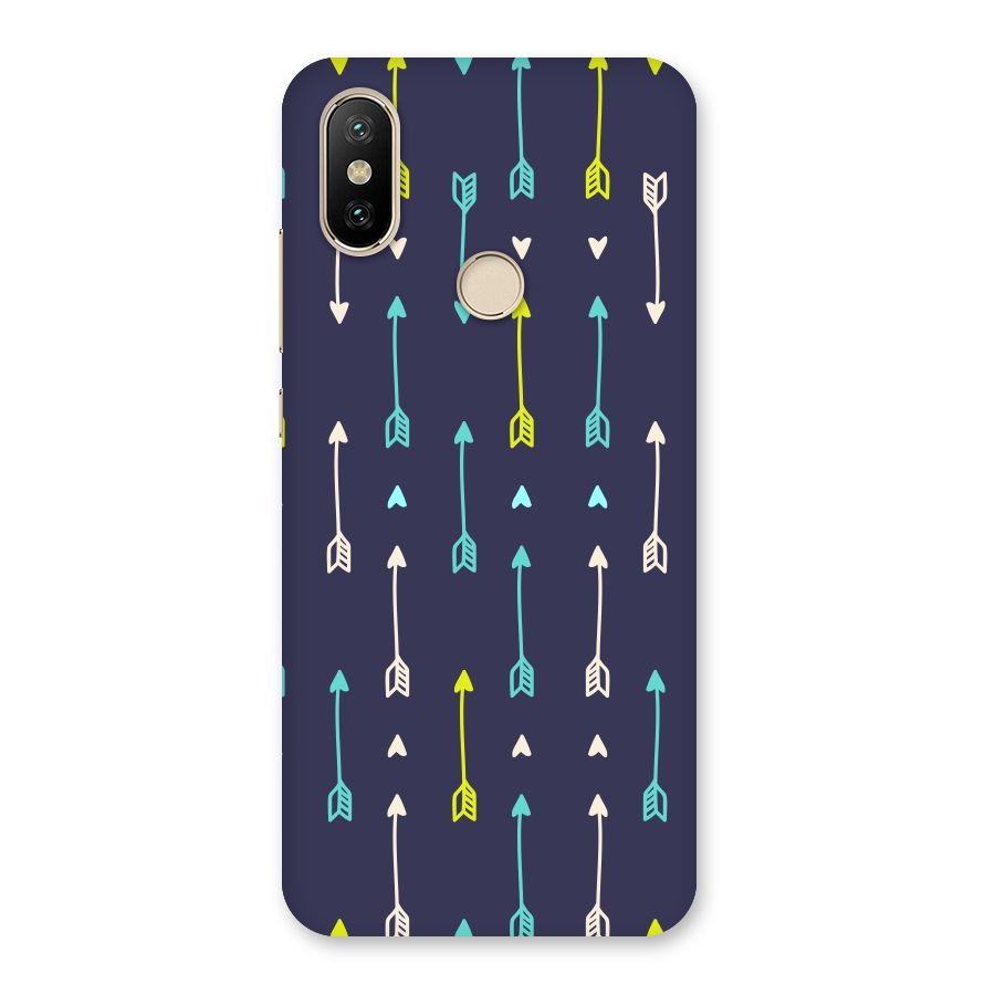 Boho Arrow Pattern Back Case for Mi A2