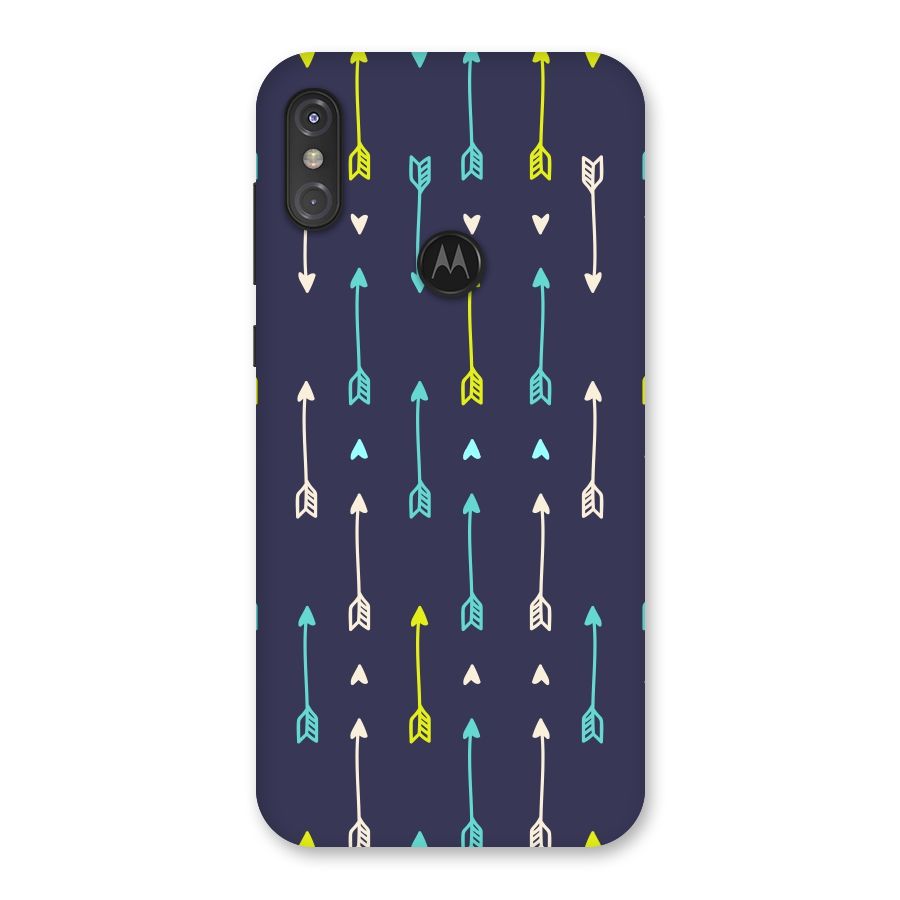 Boho Arrow Pattern Back Case for Motorola One Power