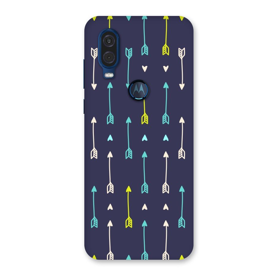 Boho Arrow Pattern Back Case for Motorola One Vision