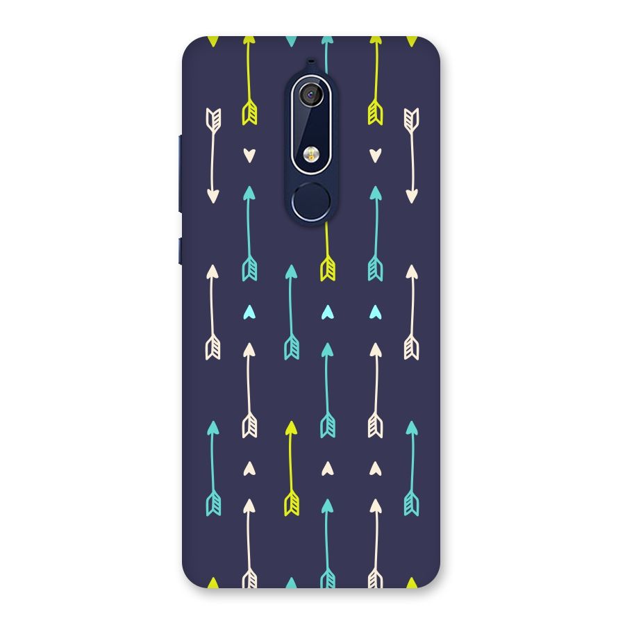 Boho Arrow Pattern Back Case for Nokia 5.1