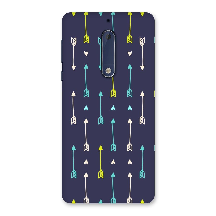 Boho Arrow Pattern Back Case for Nokia 5