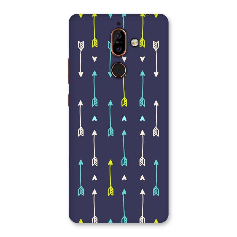 Boho Arrow Pattern Back Case for Nokia 7 Plus