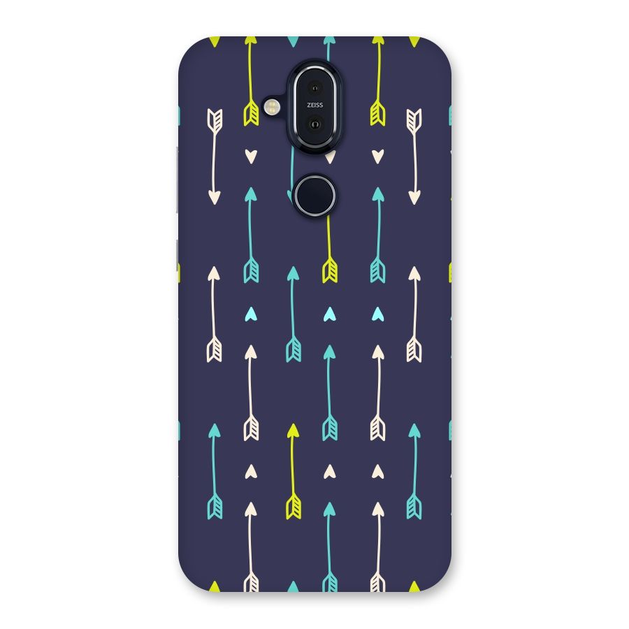 Boho Arrow Pattern Back Case for Nokia 8.1