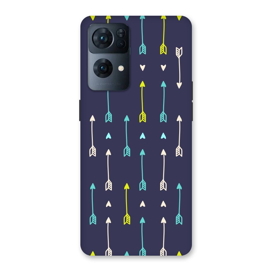 Boho Arrow Pattern Back Case for Oppo Reno7 Pro 5G