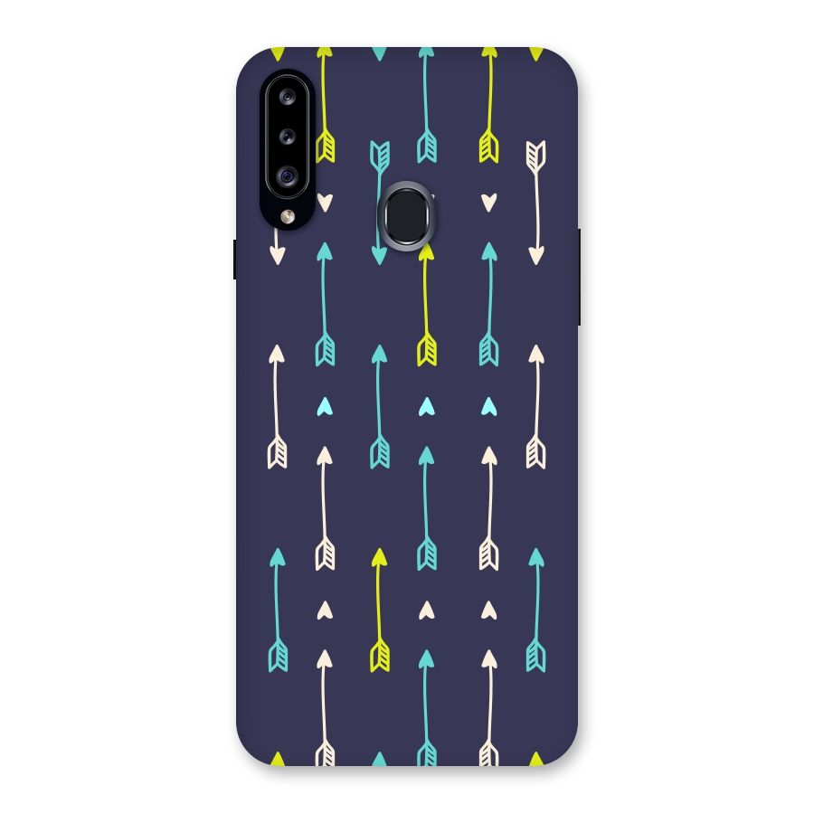Boho Arrow Pattern Back Case for Samsung Galaxy A20s