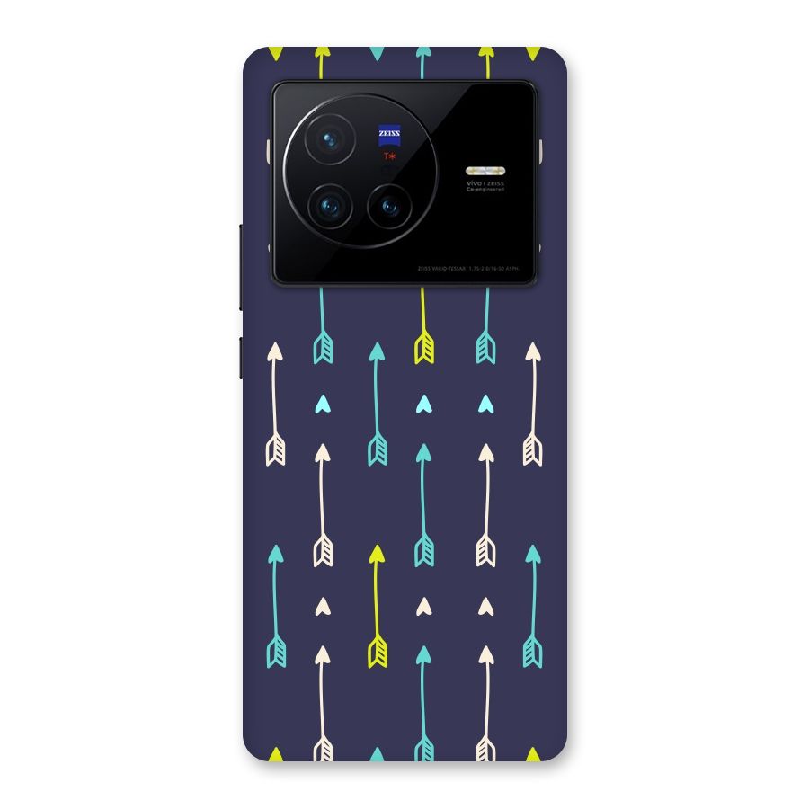 Boho Arrow Pattern Back Case for Vivo X80